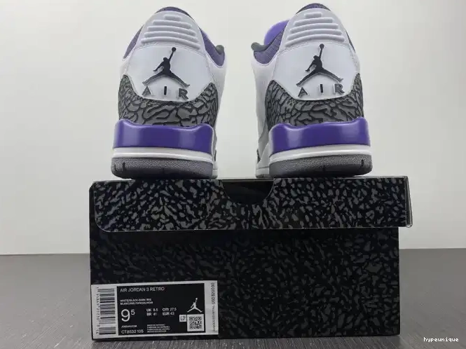 HYPE Iris' CT8532-105 'Dark 3 Air Retro Jordan 0405
